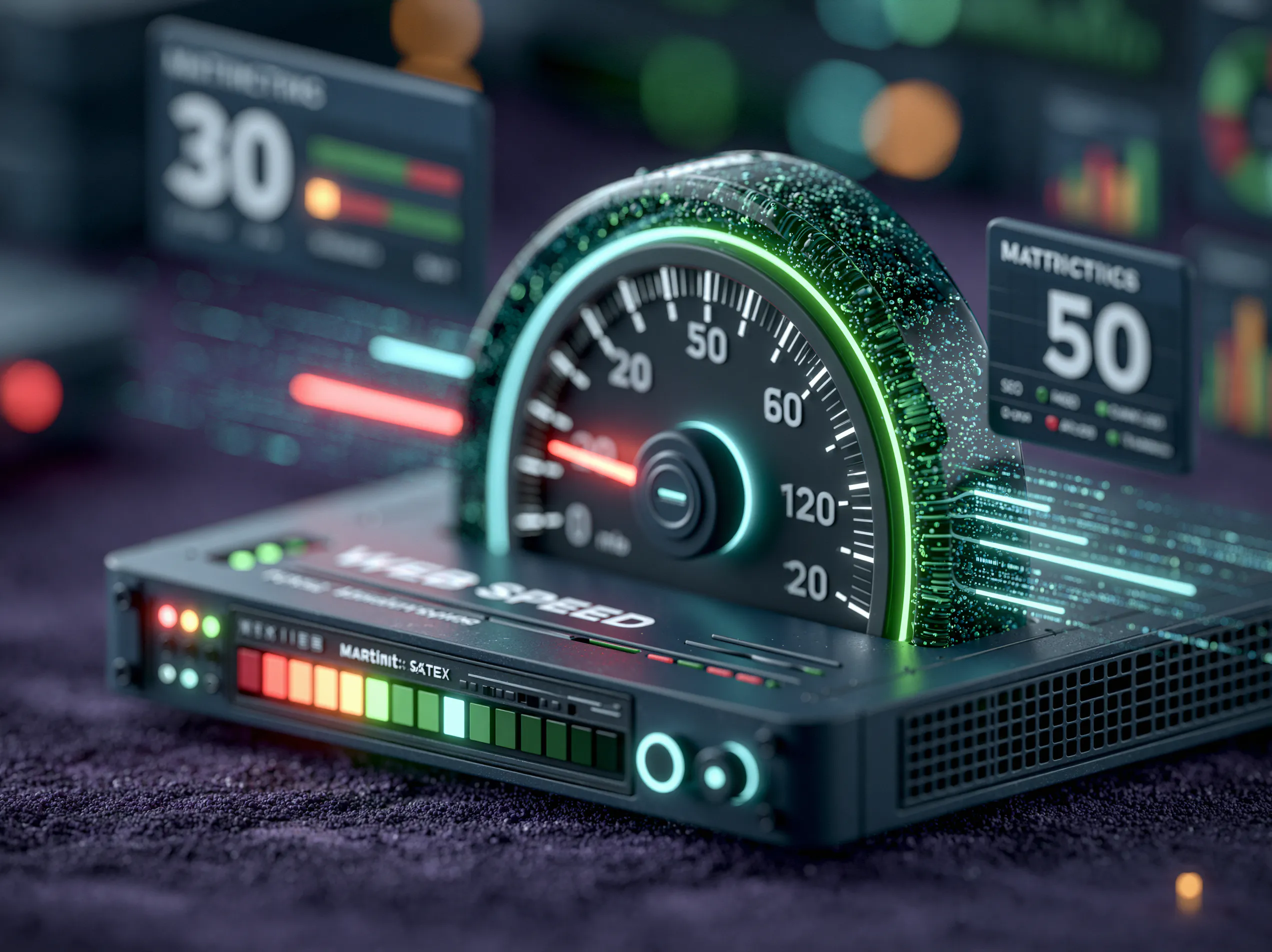 تأثير الاستضافة على سرعة الموقع والسيو (Core Web Vitals)