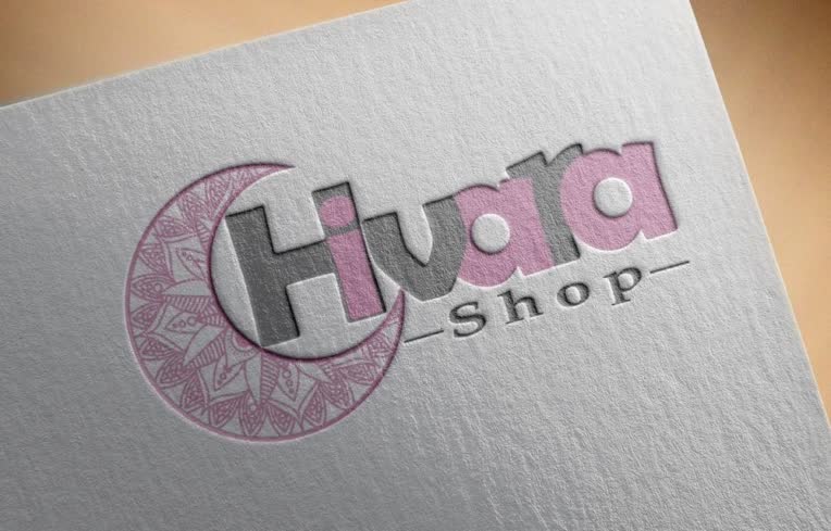 نمونه لوگو طراحی شده به نام hivara