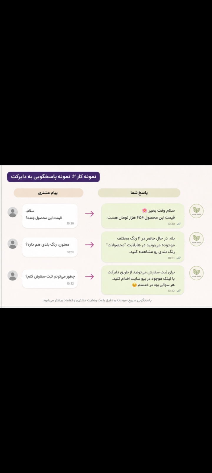 نمونه تمرینی