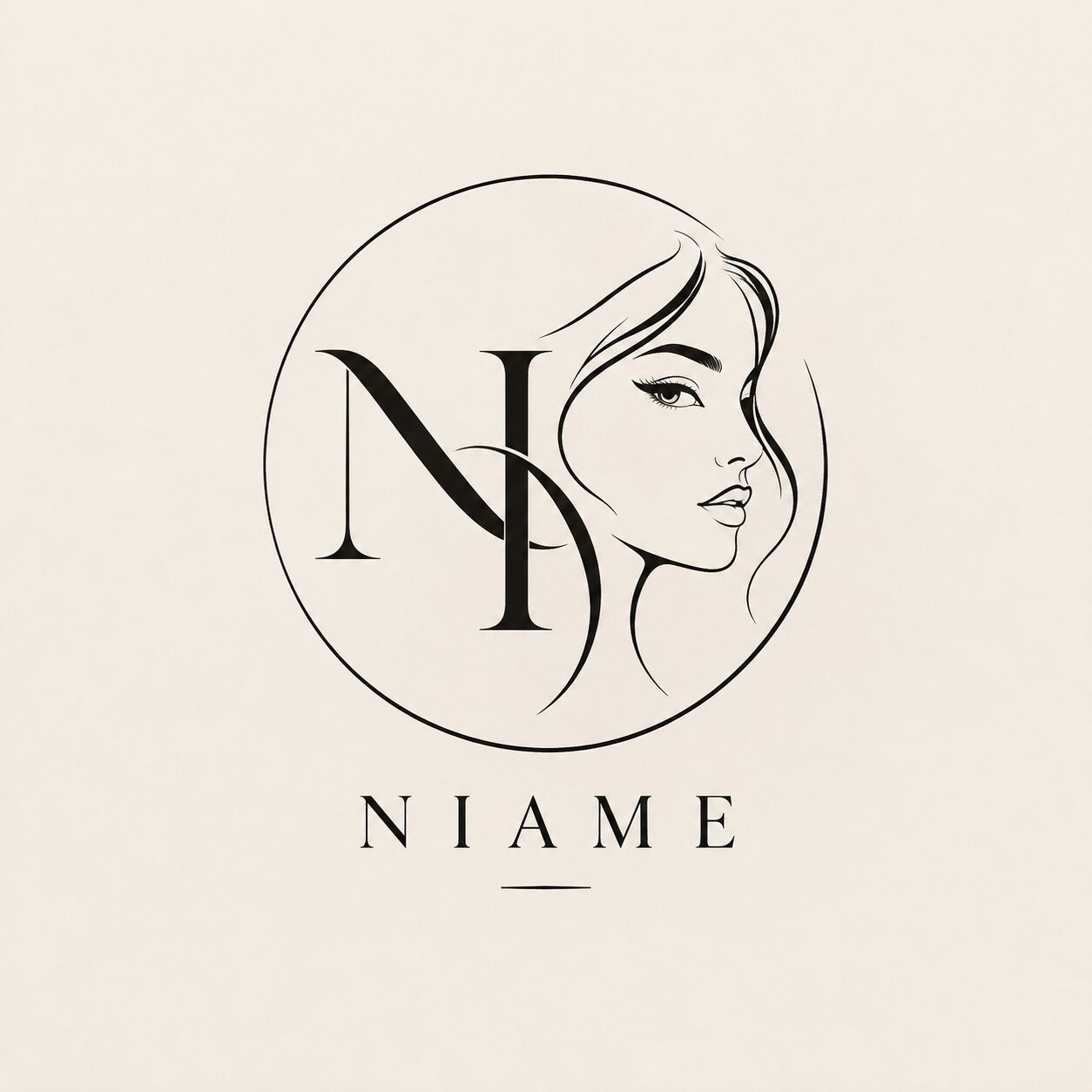 طراحی لوگوی مینیمال و هویت بصری برند NIAME»