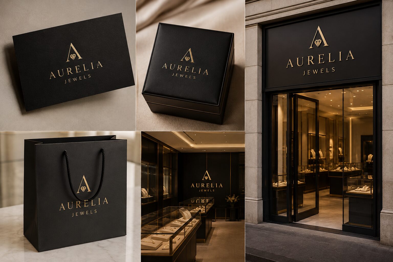 "Logo Design Sample – Aurelia Jewels