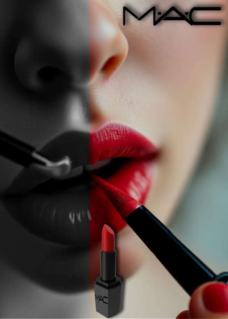 طراحی و تبلیغ و محصولات ارایشی برند مک