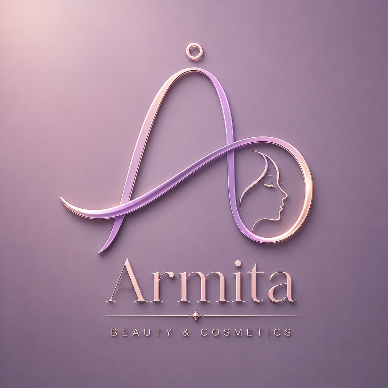 طراحی لوگو برای برند آرایشی با اسم Armita